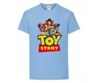 Футболка История игрушек 3 (Toy Story) голубая (TST lblu 3) 128 см