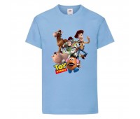Футболка История игрушек 4 (Toy Story) голубая (TST lblu 4) 128 см