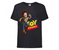 Футболка История игрушек 4 (Toy Story) черная (TST blc 4) 116 см
