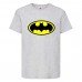 Футболка детская Марвел  (Marvel & DC) серая (batman-gray) 104 см