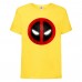 Футболка детская Марвел  (Marvel & DC) желтая (deadpool-001-yellow) 104 см