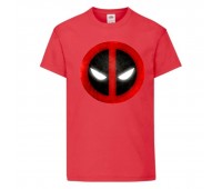 Футболка детская Марвел  (Marvel & DC) красная (deadpool-001-red) 104 см