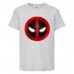 Футболка детская Марвел  (Marvel & DC) серая (deadpool-001-gray) 104 см