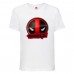 Футболка детская Марвел  (Marvel & DC) белая (deadpool-002-white) 152 см