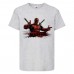 Футболка детская Марвел  (Marvel & DC) серая (deadpool-003-gray) 140 см
