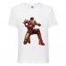 Футболка детская Марвел  (Marvel & DC) белая (ironmen-white) 140 см