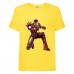 Футболка детская Марвел  (Marvel & DC) желтая (ironmen-yellow) 104 см