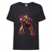 Футболка детская Марвел  (Marvel & DC) черная (ironmen-black) 104 см