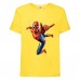Футболка детская Марвел  (Marvel & DC) желтая (spider-yellow) 104 см