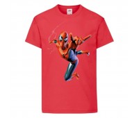 Футболка детская Марвел  (Marvel & DC) красная (spider-red) 104 см