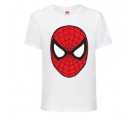 Футболка детская Марвел  (Marvel & DC) белая (spiderman-white) 104 см