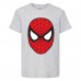 Футболка детская Марвел  (Marvel & DC) серая (spiderman-gray) 104 см