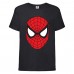 Футболка детская Марвел  (Marvel & DC) черная (spiderman-black) 116 см