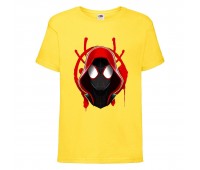 Футболка детская Марвел  (Marvel & DC) желтая (spiderman-001-yellow) 104 см