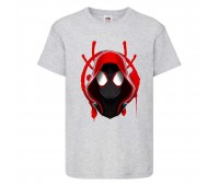 Футболка детская Марвел  (Marvel & DC) серая (spiderman-001-gray) 104 см