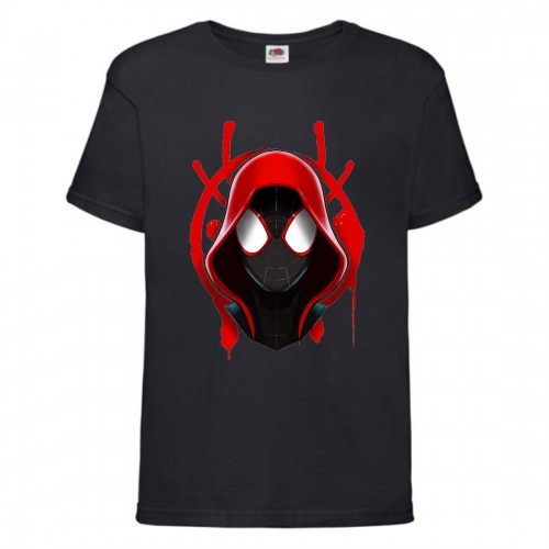 Футболка детская Марвел (Marvel & DC) черная (spiderman-001-black) 104 см Футболка детская Марвел (Marvel & DC) черная (spiderman-001-black) 104 см