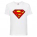 Футболка детская Марвел  (Marvel & DC) белая (superman-001-white) 104 см