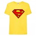 Футболка детская Марвел  (Marvel & DC) желтая (superman-001-yellow) 104 см