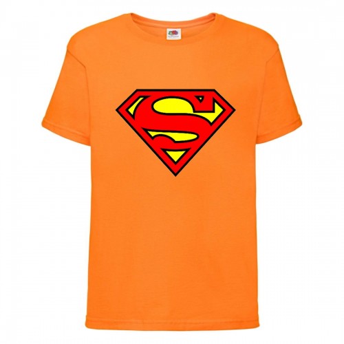 Футболка детская Марвел (Marvel & DC) оранжевая (superman-001-orange) 116 см Футболка детская Марвел (Marvel & DC) оранжевая (superman-001-orange) 116 см