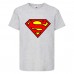 Футболка детская Марвел  (Marvel & DC) серая (superman-001-gray) 104 см