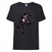 Футболка детская Марвел  (Marvel & DC) черная (venom-002-black) 104 см