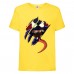 Футболка детская Марвел  (Marvel & DC) желтая (venom-003-yellow) 104 см