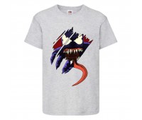 Футболка детская Марвел  (Marvel & DC) серая (venom-003-gray) 104 см