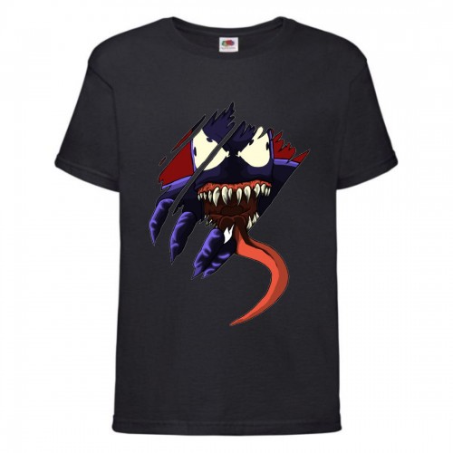 Футболка детская Марвел (Marvel & DC) черная (venom-003-black) 104 см Футболка детская Марвел (Marvel & DC) черная (venom-003-black) 104 см