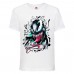 Футболка детская Марвел  (Marvel & DC) белая (venom-004-white) 152 см