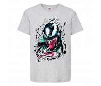 Футболка детская Марвел (Marvel & DC) серая (venom-004-gray) 104 см Футболка детская Марвел (Marvel & DC) серая (venom-004-gray) 104 см