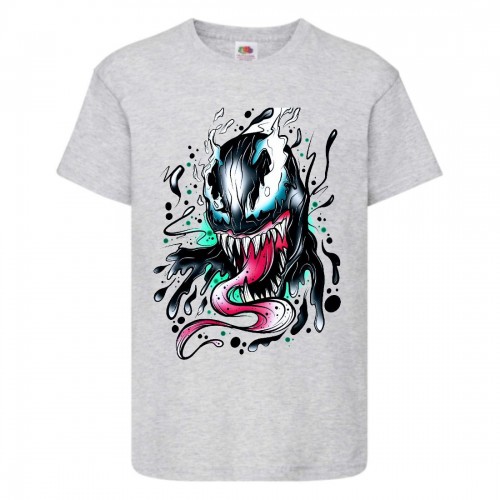 Футболка детская Марвел (Marvel & DC) серая (venom-004-gray) 104 см Футболка детская Марвел (Marvel & DC) серая (venom-004-gray) 104 см