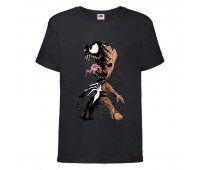 Футболка детская Марвел (Marvel & DC) черная (venom&grut-black) 104 см Футболка детская Марвел (Marvel & DC) черная (venom&grut-black) 104 см