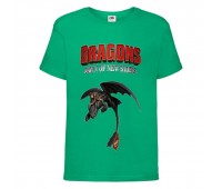 Футболка детская Как приручить дракона (DRAGONS) зеленая (DRAGONS-001-green) 116 см Футболка детская Как приручить дракона (DRAGONS) зеленая (DRAGONS-001-green) 116 см