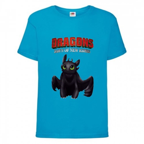 Футболка детская Как приручить дракона (DRAGONS) голубая (DRAGONS-002-blue) 116 см Футболка детская Как приручить дракона (DRAGONS) голубая (DRAGONS-002-blue) 116 см