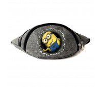 Сумка Бананка на пояс Миньоны (Minions-004) Cappuccino Toys серая