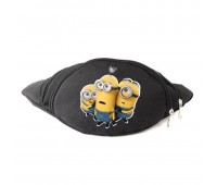 Сумка Бананка на пояс Миньоны (Minions-005) Cappuccino Toys черная