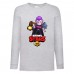 Лонгслив реглан Бравл Старс Мортис (Brawl Stars) серая (BRST gr 5) 104 см
