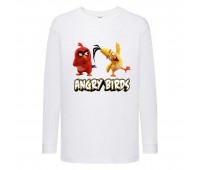Лонгслив реглан Энгри бердз 4 (Angry Birds) белая (ANB wh 04) 104 см