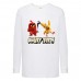 Лонгслив реглан Энгри бердз 4 (Angry Birds) белая (ANB wh 04) 116 см
