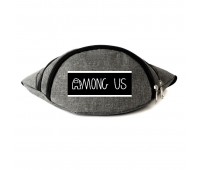 Сумка Бананка на пояс Амонг Ас  (Among Us-02) Cappuccino Toys серая