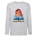Лонгслив реглан Энгри бердз 3 (Angry Birds) серая (ANB gr 03) 104 см