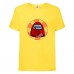 Футболка детская Амонг АС  (Among US) желтая (among-us-001-yellow) 140 см
