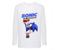 Лонгслив реглан Соник 3 (Sonic) белая (SC wh 003) 104 см