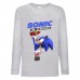 Лонгслив реглан Соник 3 (Sonic) серая (SC gr 003) 140 см