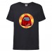 Футболка детская Амонг АС  (Among US) черная (among-us-001-black) 152 см