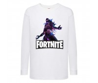 Лонгслив реглан Фортнайт (Fortnite) белый (FRN wh 01) 128 см