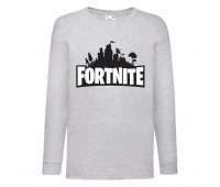 Лонгслив реглан Фортнайт 2 (Fortnite) серый (FRN gr 02) 128 см