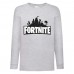 Лонгслив реглан Фортнайт 2 (Fortnite) серый (FRN gr 02) 128 см