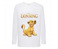 Лонгслив реглан Король Лев 2 (Lion King) белый (LK wh 002) 140 см