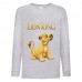 Лонгслив реглан Король Лев 2 (Lion King) серый (LK gr 002) 128 см